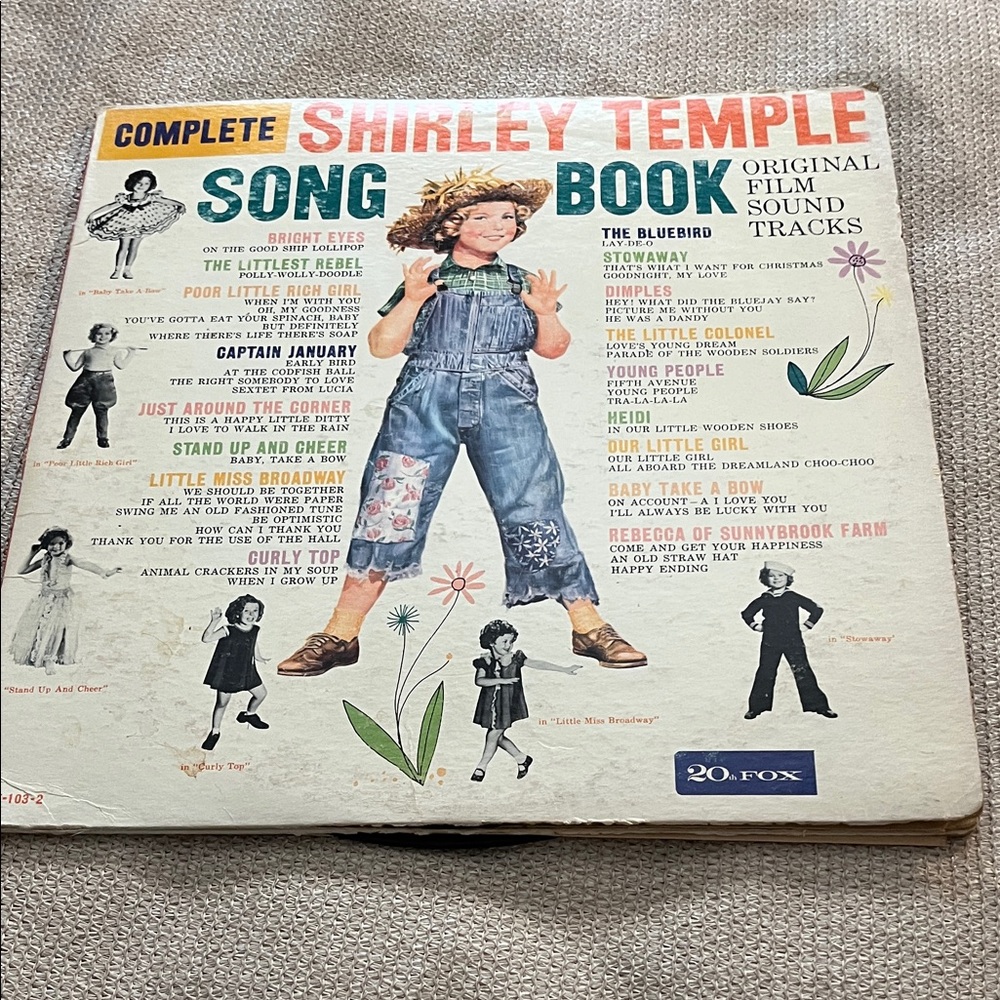 Shirley Temple Song Book Double Album